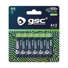 Μπαταρία Alkaline GSC EcoPlus AA LR06 (6 τεμ.) 8433373081062 8433373081062 έως και 12 άτοκες δόσεις