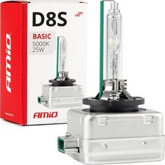 AMiO Żarówka ksenonowa żarnik hid xenon D8S 25W 5000K AMiO BASIC AMIO-02952