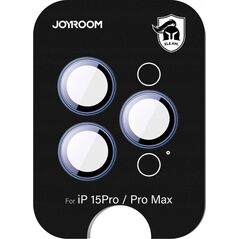 Προστατευτικό γυαλί JOYROOM JR-MFY0253 για φακούς iPhone 15 Pro/15 Pro Max - μπλε