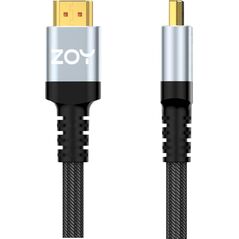 Kabel ZOY HDMI 1,8m standard 2.1 + rzep ZCH18