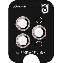 Προστατευτικό γυαλί JOYROOM JR-MSJ0310 για φακούς iPhone 16 Pro/16 Pro Max - καφέ