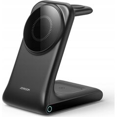 Ασύρματος φορτιστής JOYROOM JR-W15 3 σε 1 σταθμός φόρτισης με MagSafe - μαύρη