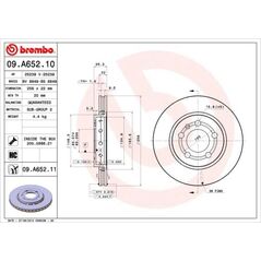BREMBO ΔΙΣΚΟΣ ΦΡΕΝΩΝ /T/ A3 96-03