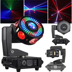 LIGHT4ME UFO multiefekt świetlny LED 6w1 efekt beam RGBW 3x laser stroboskop efekt ring RGB