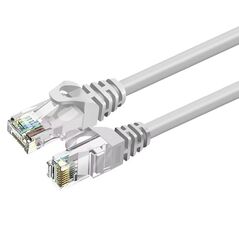 ZOY Kabel Sieciowy Ethernet Cat. 6a UTP CCA Szary 0,5m ZCR05G