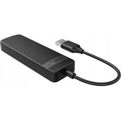 HUB 4 θυρών USB-A 2.0 καλώδιο 0,3M - μαύρο