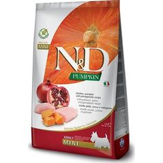 Farmina FARMINA N&D GF PUMPKIN CHICKEN&POMEGRANATE ADULT MINI - sucha karma dla psa - 7kg