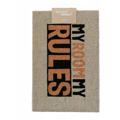 Κοκοφοίνικας χαλάκι πόρτας RULES, 60 x 40 cm