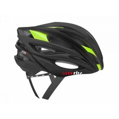 RH+ Kask rowerowy ZW Matt Black-Bridge Shiny Green r. L/XL (EHX6050)