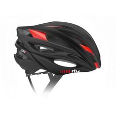 RH+ Kask rowerowy ZW Matt Black-Bridge Shiny Red r. L/XL (EHX6050)