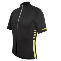 RH+ Koszulka rowerowa Infinity Jersey FZ czarno- żółta r. M (ECU0246)