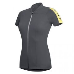 RH+ Koszulka damska Spirit Jerse szara żółta r. L (ECD0256