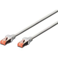Digitus Kabel krosowy patchcord S/FTP kat. 6 szary 1m (DK-1644-010)