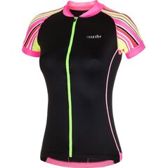 RH+ Koszulka damska Paint Jersey czarno-różowa r. XL (ECD0545 S94)
