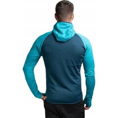 Bluza eclipse hooded-majolica blue-topaz-s