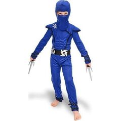 Strój Ninja niebieski rozm. 116-128cm EDUKAMP