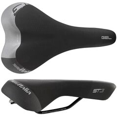 Siodło SELLE ITALIA SPORTOURING ST 3 S (idmatch S1), Fec Alloy Rail, Light Gel, 444g (NEW 2025)