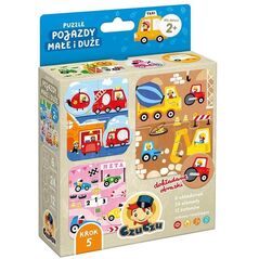 Puzzle Pojazdy małe i duże CzuCzu