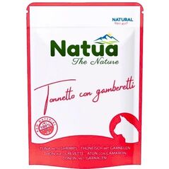 Natua Natural Υγρή Τροφή για Γάτες Τόνος Γαρίδες 70g