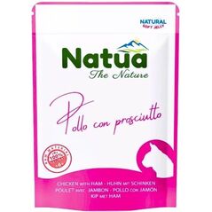 Natua Natural Υγρή Τροφή για Γάτες Κοτόπουλο με Ζαμπόν 70g