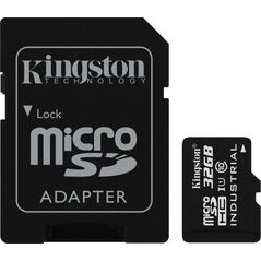 Karta Kingston Industrial MicroSDHC 32 GB Class 10 UHS-I/U1  (SDCIT/32GB)