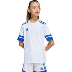 Koszulka dla dzieci adidas Squadra 25 biało-niebieska JJ0060 152cm