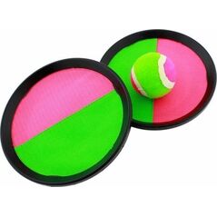KidsToys AG625 GRA PALETKI NA RZEP Z PIŁKĄ CATCH BALL uniwersalny