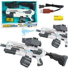 Karabin M16 Pistolet Kosmiczny Na Wodę Elektryczny 1350ml LEAN Toys