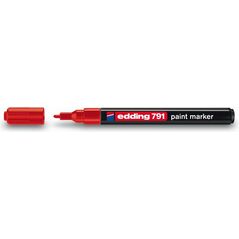 Edding Marker lakierowy Edding 791 1-2mm CZERWONY (791CZ ED)