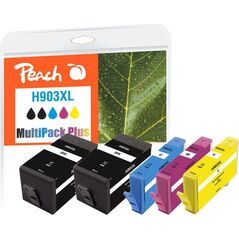 Peach Peach PI300-865 nabój z tuszem 5 szt. Zamiennik Wysoka (XL) wydajność Czarny, Cyjan, Purpurowy, Żółty