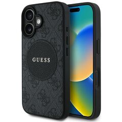 Etui Guess 4G Circle Classic Logo        MagSafe do iPhone 16 czarny