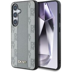 Etui DKNY Leather Checkered Pattern      MagSafe do Samsung Galaxy S25 taupe