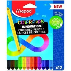 Kredki z grafitu Infinity 12szt. MAPED EDUKAMP