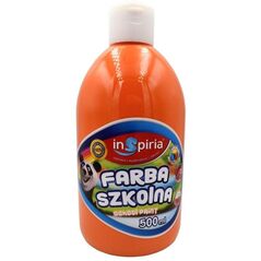 Farba szkolna pomarańczowa 500ml EDUKAMP