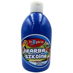Farba szkolna ciemnoniebieska 500ml EDUKAMP
