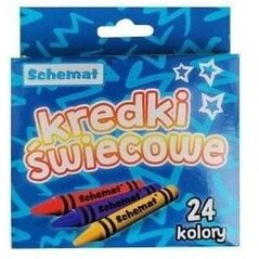 Kredki świecowe 24 kolory EDUKAMP