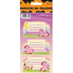 Naklejki na zeszyty - Kucyk (12szt) EDUKAMP