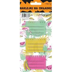 Naklejki na zeszyty - Lato (12szt) EDUKAMP