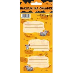 Naklejki na zeszyty - Ser (12szt) EDUKAMP