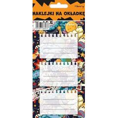 Naklejki na zeszyty - Kosmos (12szt) EDUKAMP