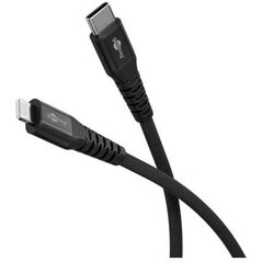 Kabel tekstylny Lightning USB-C z metalowymi złączami, 0,5 m - Długość kabla 0.5 m