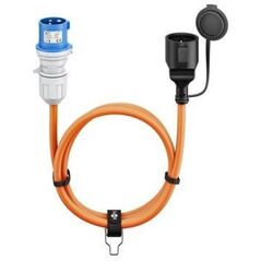 Kabel adaptera CEE, wtyczka CEE do gniazda styku ochronnego, 5 m - Długość kabla 5 m