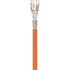 Goobay CAT 7A kabel sieciowy, S/FTP (PiMF), Pomarańczowy - Długość kabla 500 m