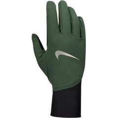Rękawiczki do biegania męskie Nike Pacer Midweight zielono-czarne N1010535313 XL
