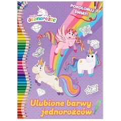 Moje Jednorożce. Pokoloruj świat cz.2 EDUKAMP