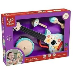Zestaw muzyczny 4w1 HAPE EDUKAMP