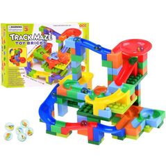 Kolorowe Klocki marble tor dla kulek 152ele ZA3228