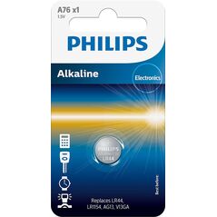 Philips Alkaline 1.5V Knopfzelle (LR44 / LR1154)