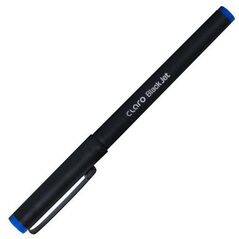 Στυλό Claro Black Jet 1mm μπλε (10τμχ)