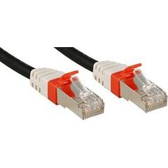 Lindy Patchkabel Cat6(A) SSTP / S/FTP PIMF schwarz 0.30m 10G (45361)